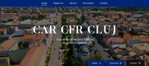 Imagine cu website-ul CAR CFR CLUJ.